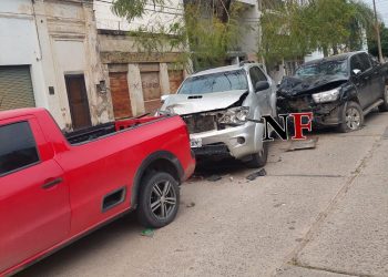 Choque «en cadena» a la madrugada