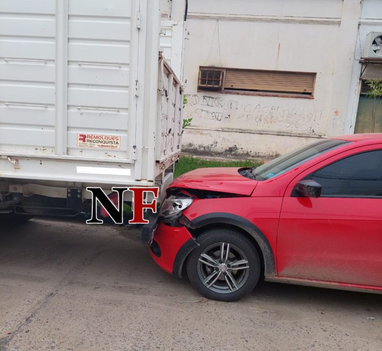 Choque «en cadena» a la madrugada