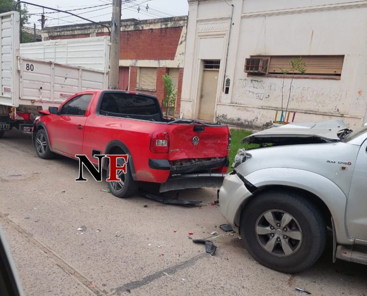 Choque «en cadena» a la madrugada
