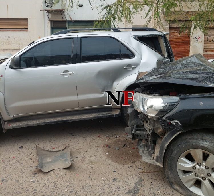 Choque «en cadena» a la madrugada