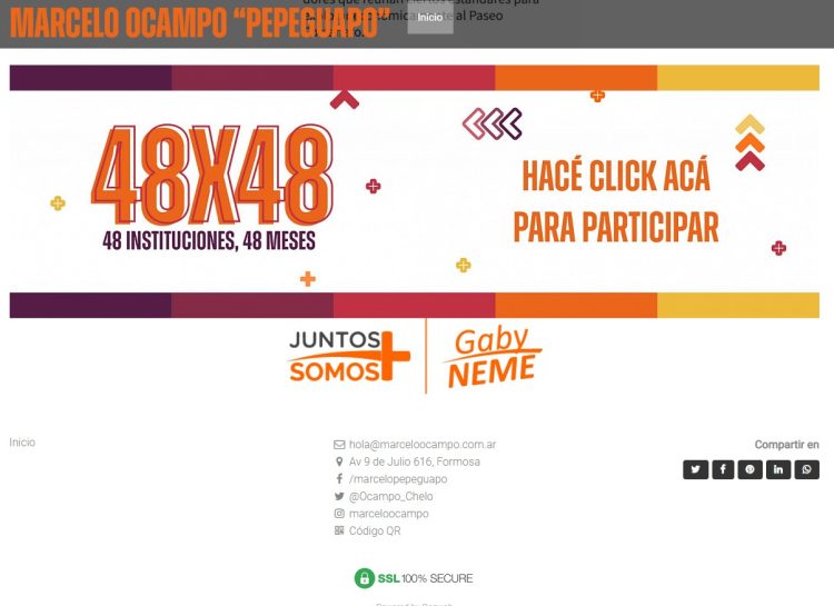 Como participar del aporte de $ 50 mil para instituciones benéficas, que propone «Pepe Guapo»