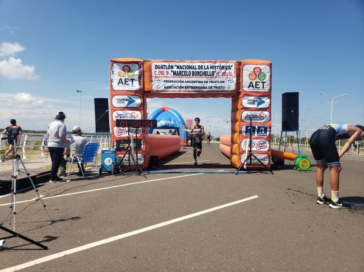 El formoseño Ricardo Rodríguez se subió al podio del duatlón de Concepción del Uruguay