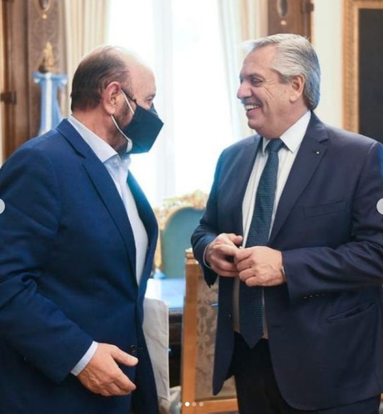 Insfrán se reunió con Alberto Fernández y Juan Manzur en Casa Rosada