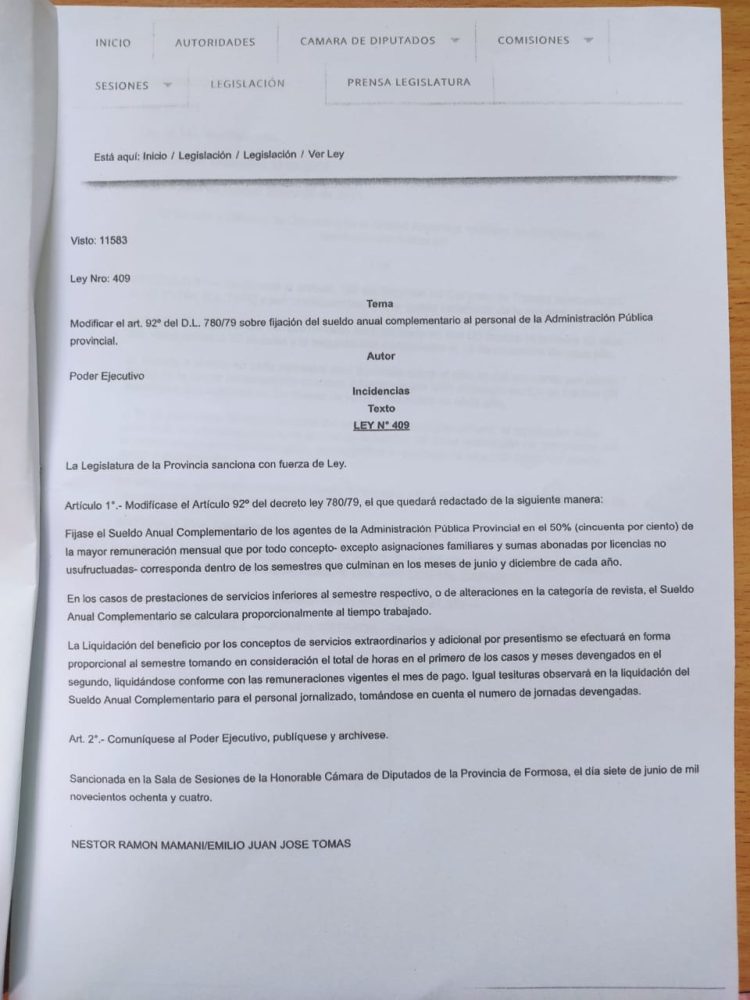 ATE Formosa reclamó a Insfrán por errores en la liquidación del aguinaldo a estatales