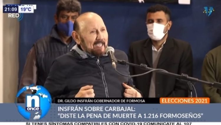 De Gildo Insfrán a Fernando Carbajal: “¿Vos fuiste el juez que le diste la pena de muerte a 1.216 formoseños?”