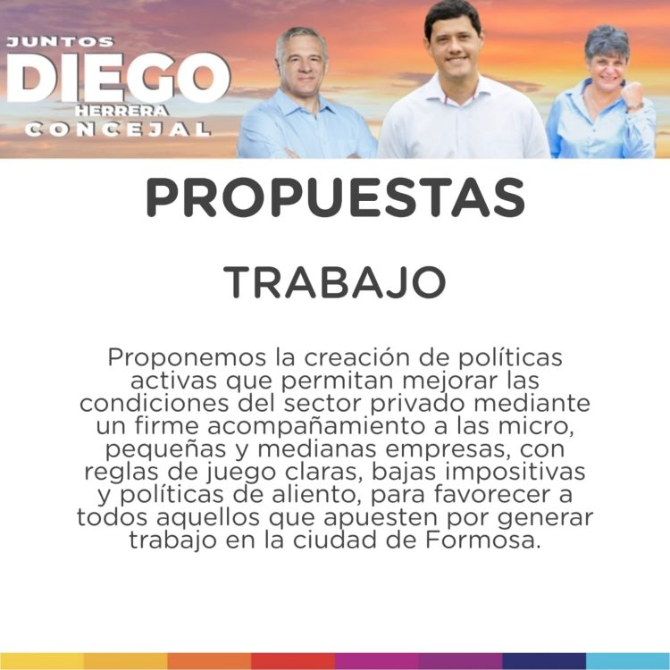Diego Herrera promete una gestión en el HCD de apoyo a emprendedores y estudiantes