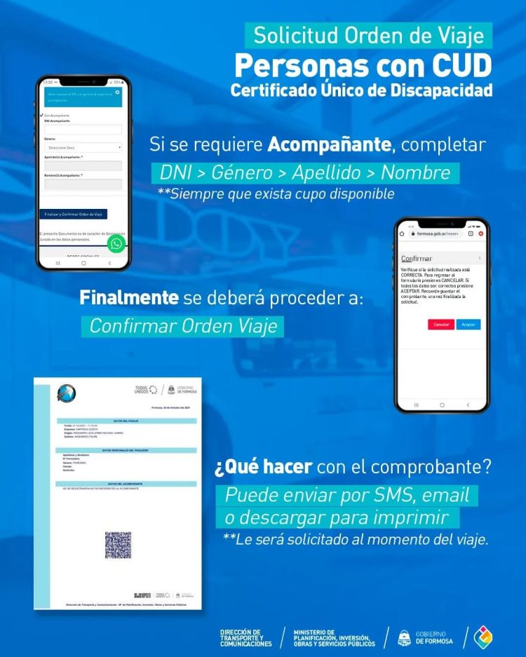 Personas con discapacidad podrán reservar pasajes online