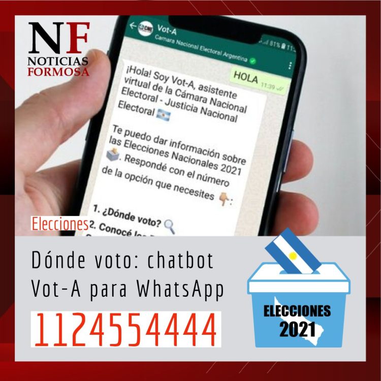 Chatbot de WhatsApp para consultar el padrón y saber dónde ir votar
