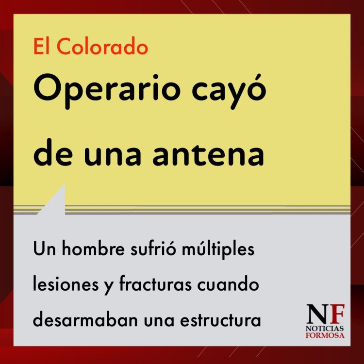 Operario cayó desde lo alto de una antena y sufrió múltiples fracturas