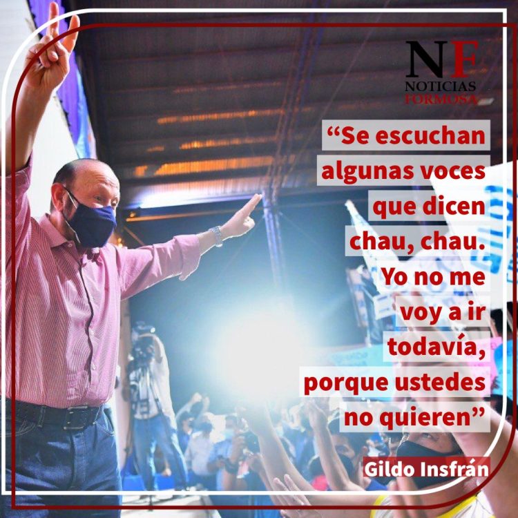 Insfrán: “El 14 tenemos que votar bien: boleta azul, completa”