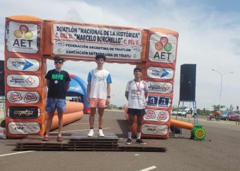 El formoseño Ricardo Rodríguez se subió al podio del duatlón de Concepción del Uruguay