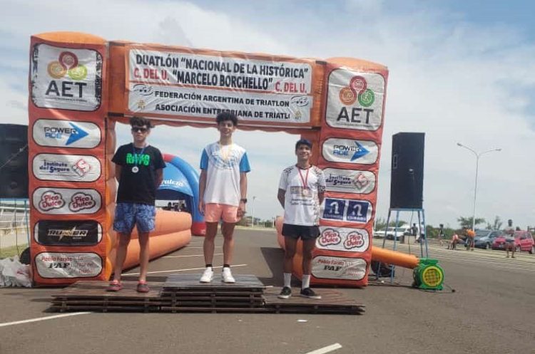 El formoseño Ricardo Rodríguez se subió al podio del duatlón de Concepción del Uruguay