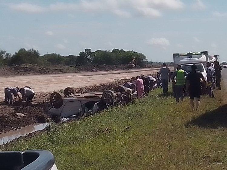 Una mujer internada en terapia intensiva por accidente en la ruta 11