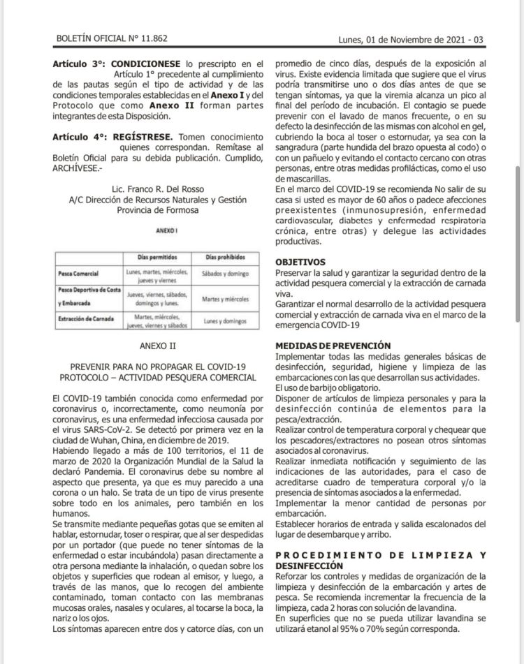 Extensa veda intenta proteger el recurso íctico afectado por la bajante