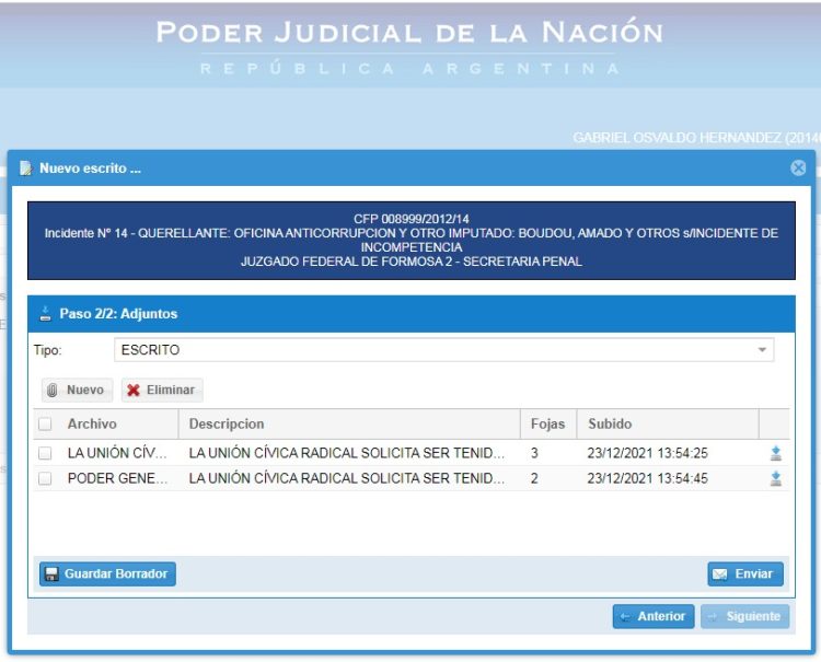 La UCR pidió que citen a declarar a Vandenbroele y a Gildo Insfrán