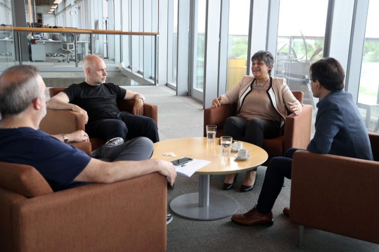 Neme y Adrián Bogado visitaron a Rodríguez Larreta en Buenos Aires