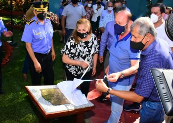 Insfrán inauguró en Herradura Camping del Círculo de Suboficiales y Agentes de la Policía