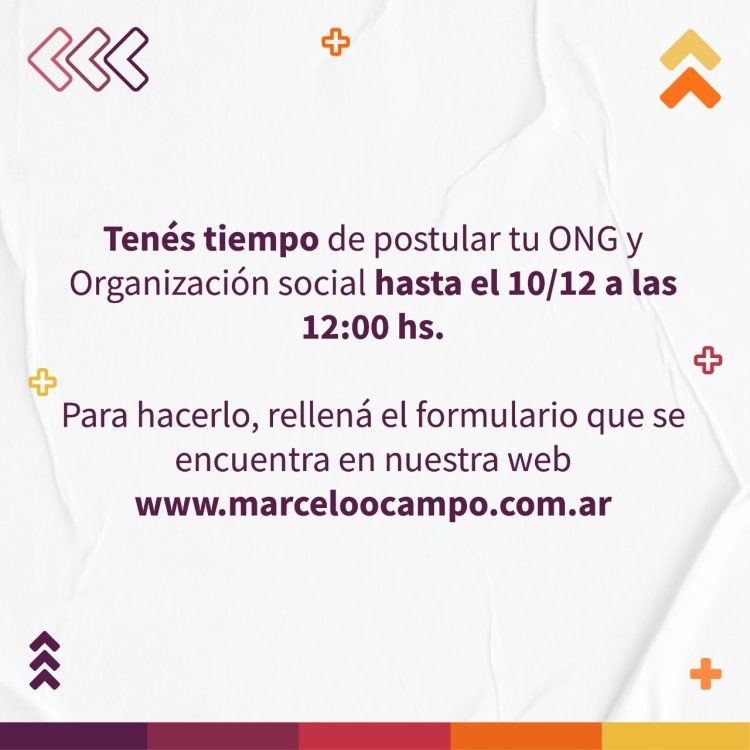 Este viernes es el último día para anotarse al proyecto 48×48 de Marcelo “Pepe Guapo” Ocampo