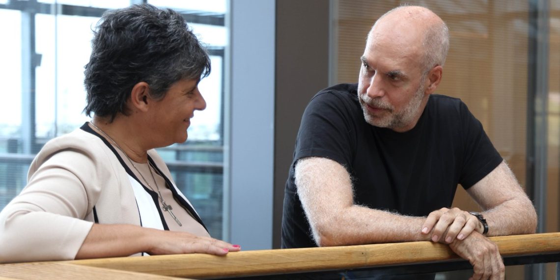 Neme y Adrián Bogado visitaron a Rodríguez Larreta en Buenos Aires