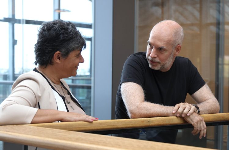 Neme y Adrián Bogado visitaron a Rodríguez Larreta en Buenos Aires