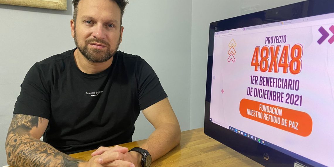 Prometió y cumplió: Marcelo Ocampo inició el proyecto “48×48”