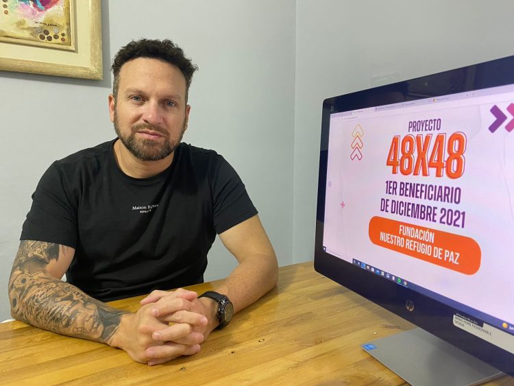 Prometió y cumplió: Marcelo Ocampo inició el proyecto “48×48”