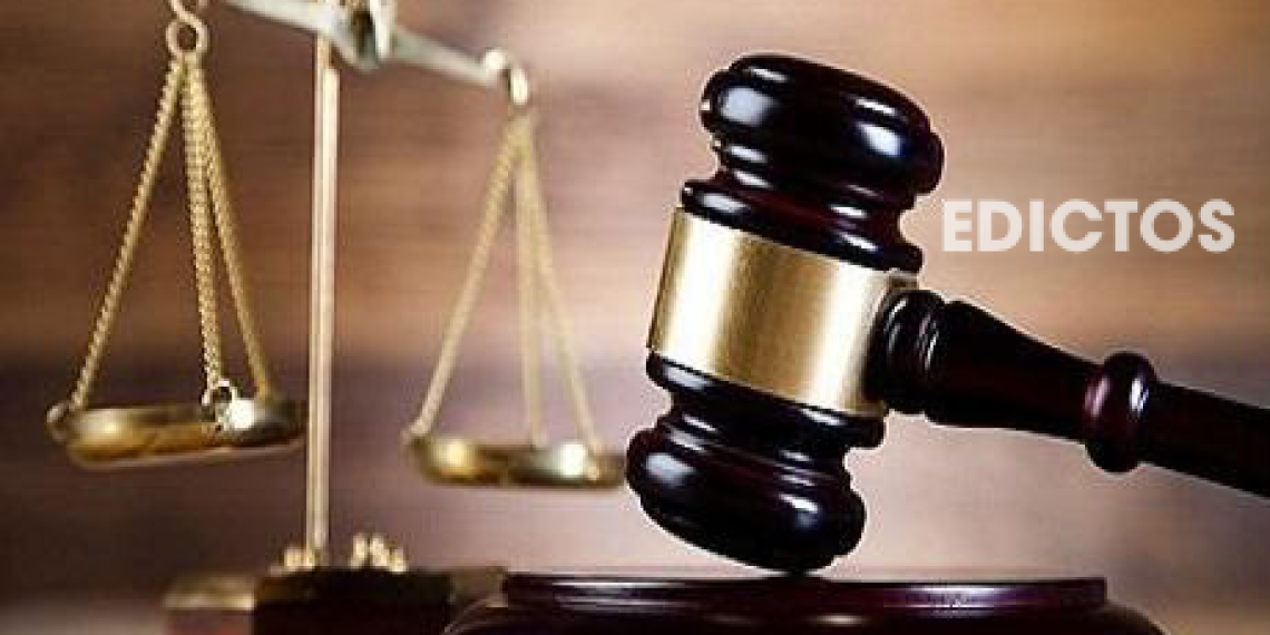 Edicto Judicial N° 02 12.021