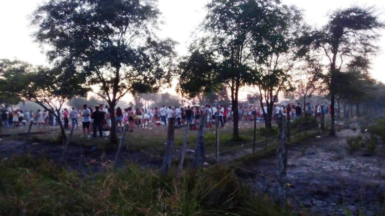 Hicieron fiesta privada para 3.000 personas y quisieron coimear a los policías