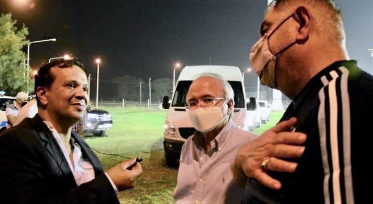 Ferreira en la cancha de Sol de América: “El deporte nos une y esto es una fiel demostración”