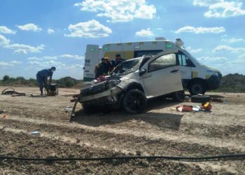 Lesiones graves para ocupantes de  un Renault Sandero en sector de la autovía «en ejecución»