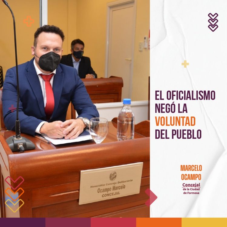 Ocampo sobre la sesión preparatoria: “Negaron la voluntad del pueblo”