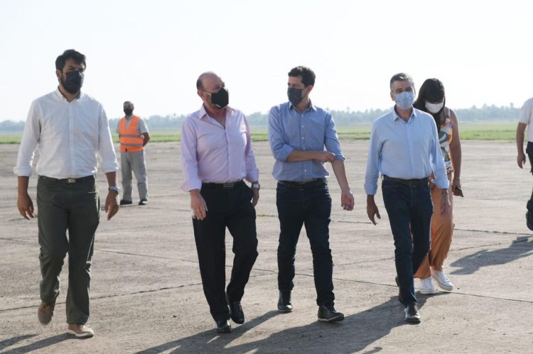 Wado De Pedro y Zabaleta arribaron a Formosa para firmar convenios