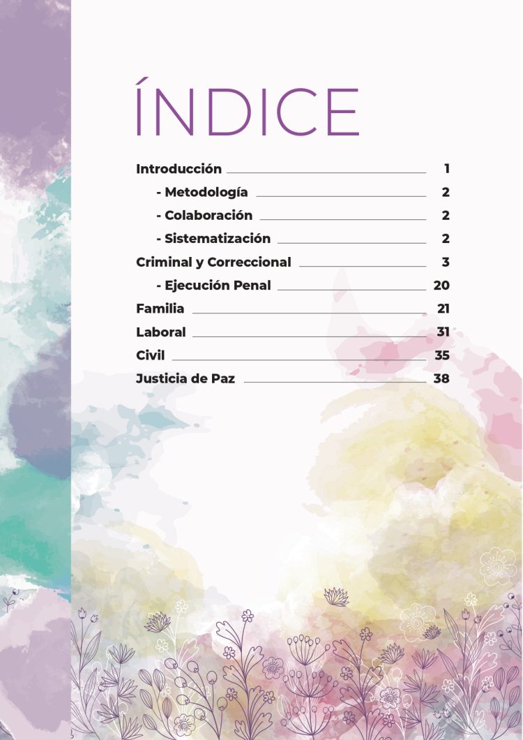 Dieron a conocer el primer registro de sentencias con perspectiva de género