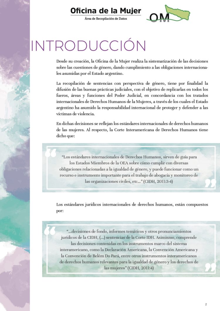 Dieron a conocer el primer registro de sentencias con perspectiva de género