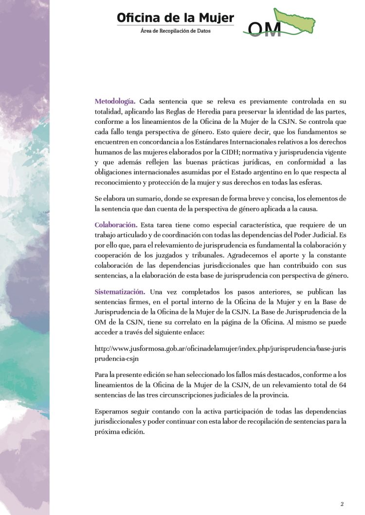 Dieron a conocer el primer registro de sentencias con perspectiva de género