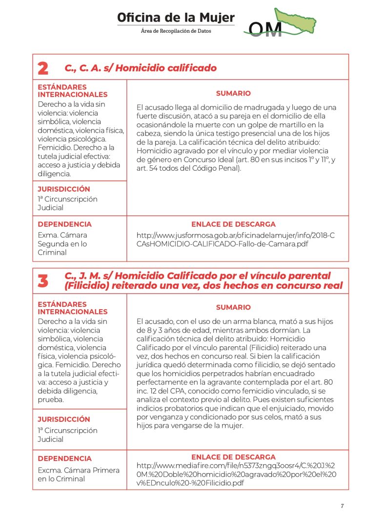 Dieron a conocer el primer registro de sentencias con perspectiva de género
