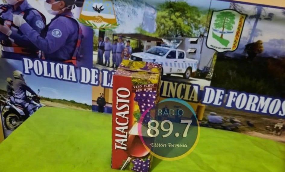 Le secuestraron un tetra-brick de vino por comprarlo fuera del horario permitido