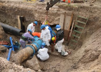 Por mantenimiento, no habrá servicio de agua potable en el barrio 12 de Octubre