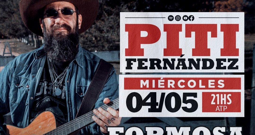 Piti Fernández, de Las Pastillas del Abuelo, dará un concierto el 4 de mayo