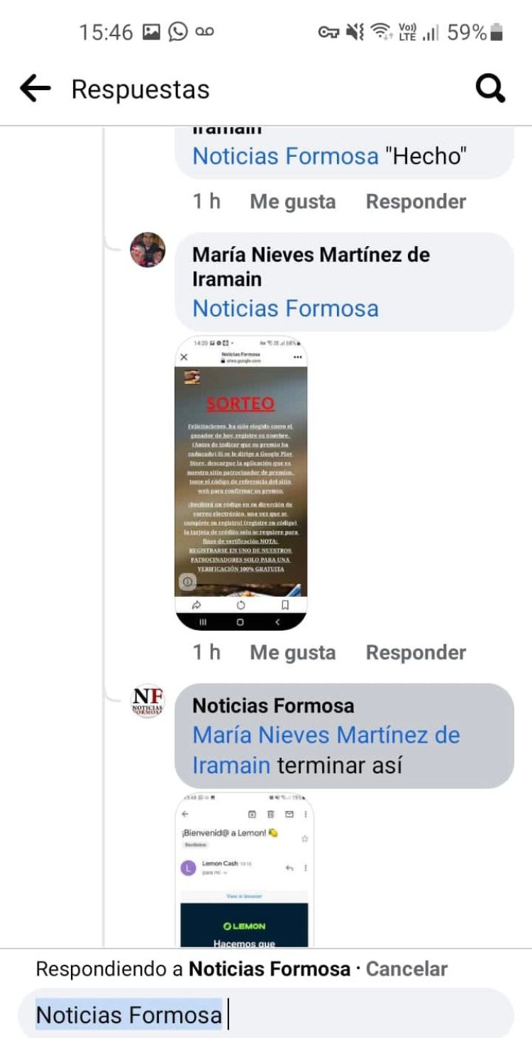 Estafa virtual: piden datos personales a supuestos ganadores de sorteo de NF
