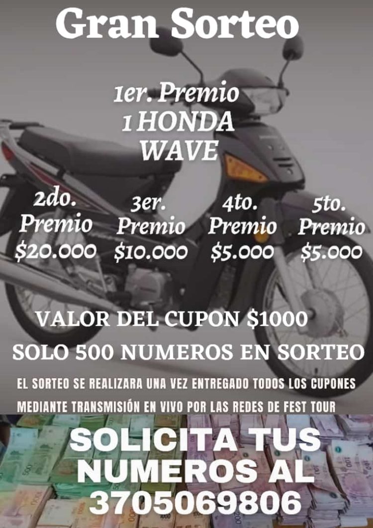 Hacen una rifa para pagar Rentas y AFIP