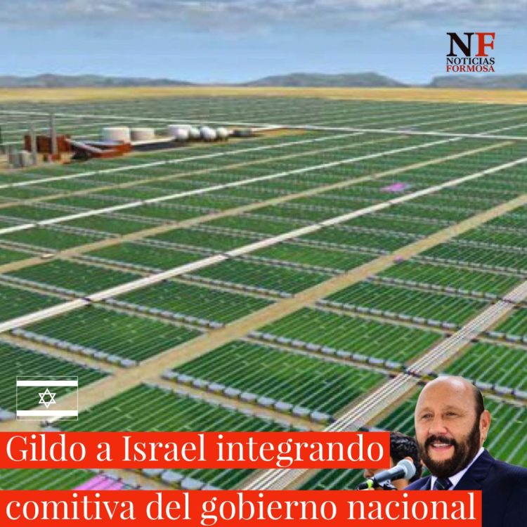 Gildo a Israel integrando comitiva del gobierno nacional