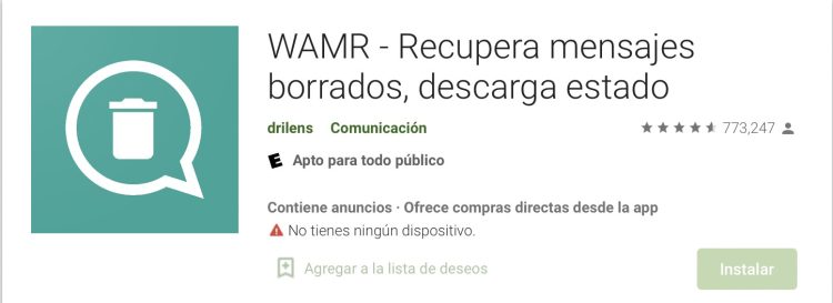 El truco para saber qué decían los mensajes eliminados en WhatsApp