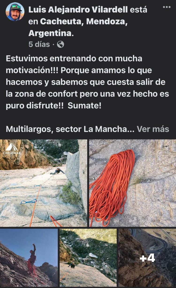 Murió un formoseño al caer a un precipicio cuando escalaba en la cordillera