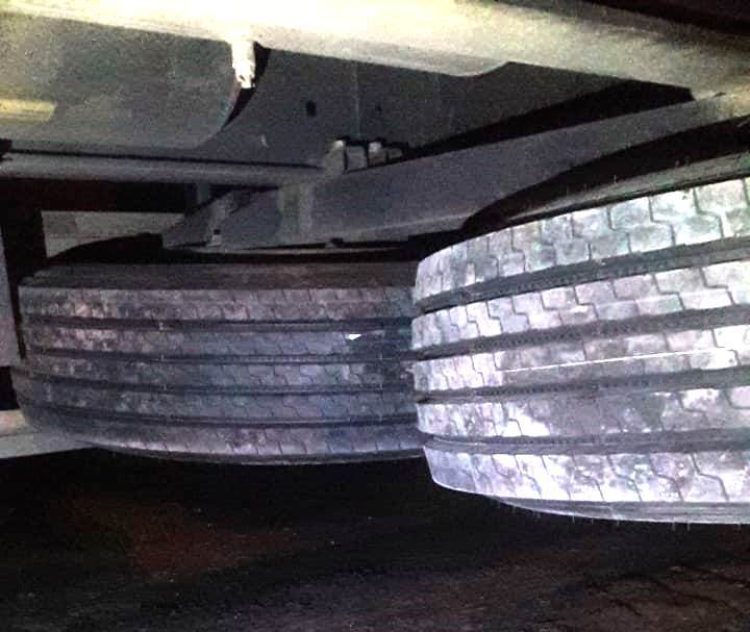 Control vehicular de rutina detectó contrabando de cubiertas en ruta 11