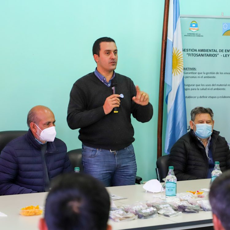 Eber Solís acompañó jornada de capacitación y asistencia a pequeños productores de Güemes