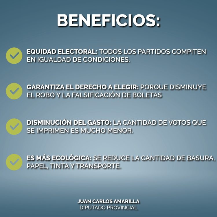 Impulsan nuevo régimen electoral con boleta única y derogación de la ley de lemas
