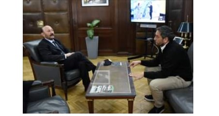 Cabandié recibió a Insfrán en Buenos Aires por una importante obra ambiental