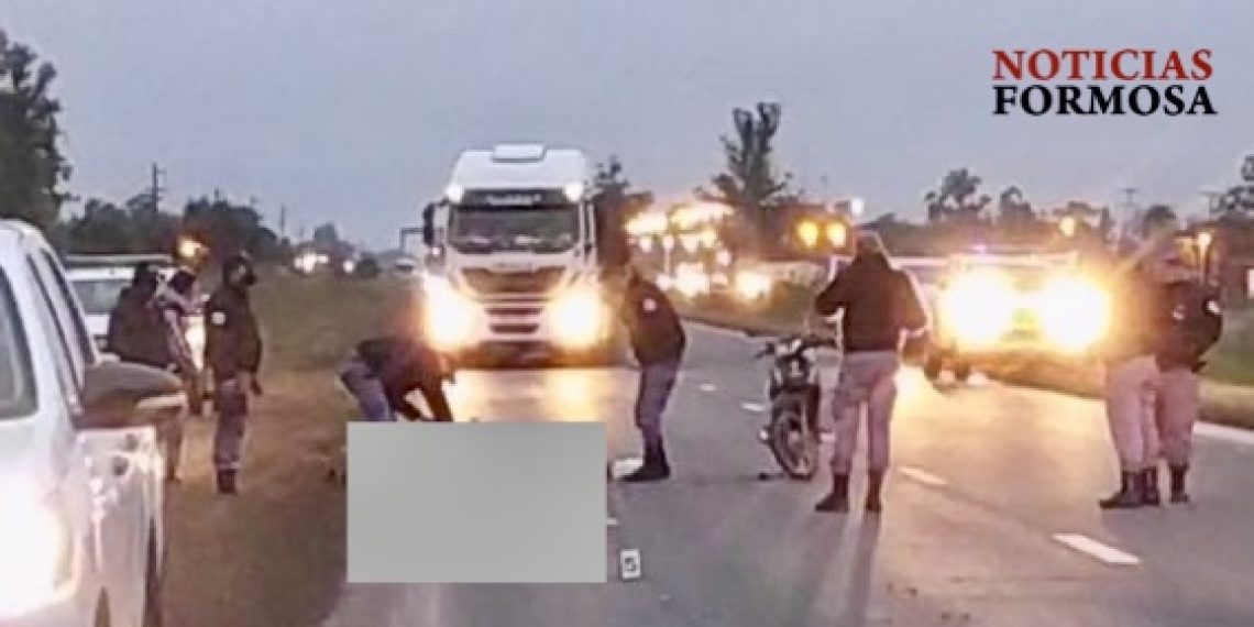 Murió motociclista y peritos analizan camión que lo habría chocado