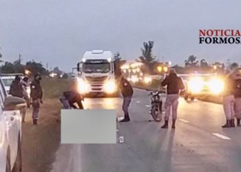 Murió motociclista y peritos analizan camión que lo habría chocado